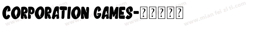 Corporation Games字体转换